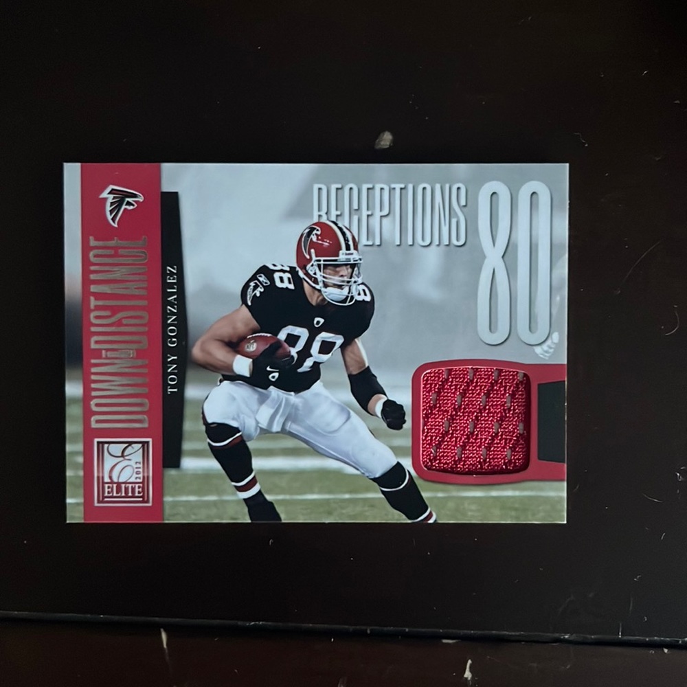 Tony Gonzalez 2012 Patched Card